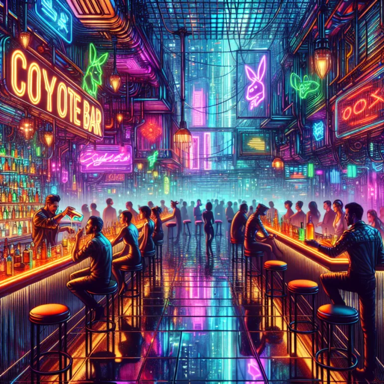 бар койот киберпанк