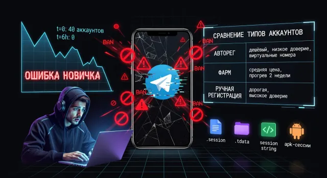Как правильно купить автореги телеграм и аккаунты для массовой работы без риска